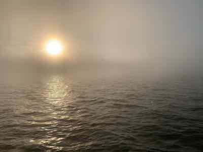 10月18日琵琶湖ガイドは濃霧からのスタートで数釣り希望のゲスト様とエンジョイ琵琶湖！