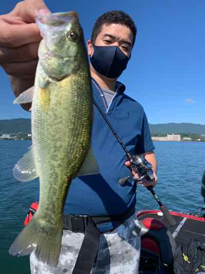 ９月27日琵琶湖ガイドはGETNETジャスターフィッシュ3.5ダウンショットで５２ｃｍ他！あの1本が悔やまれるぅ～