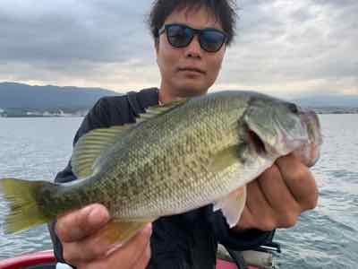 9月29日琵琶湖ガイドはゲスト様がロクマル！61ｃｍをGETNETジャスターホッグ4.3のテキサスリグでキャッチ！