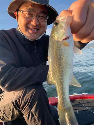 11月6日琵琶湖ガイドはGETNETジャスターフィッシュ3.5のダウンショットとレジットデザインワイルドサイドST65Lで癒しの数釣りを満喫！